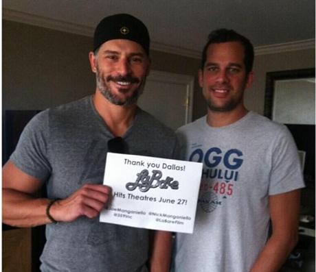 Brothers Joe & Nick Manganiello excited for tonight's premiere of the La Bare Documentary.